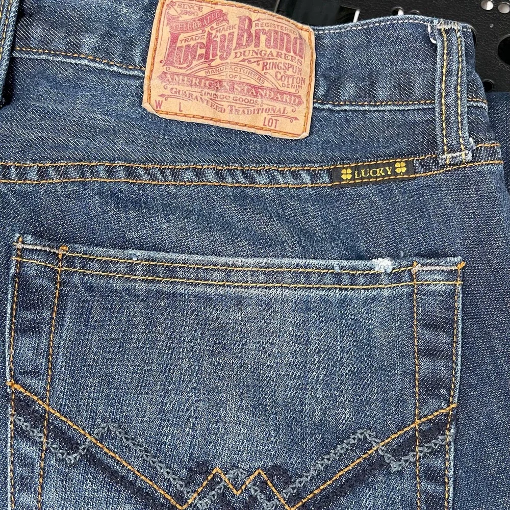 Lucky Brand 361‎ Vintage Straight Short Inseam Men's Jeans Dark Wash 38x28 - Picture 11 of 11
